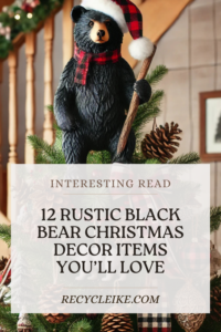 Black Bear Christmas Decorations