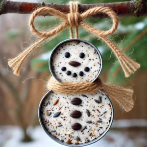 Bird Seed Snowman