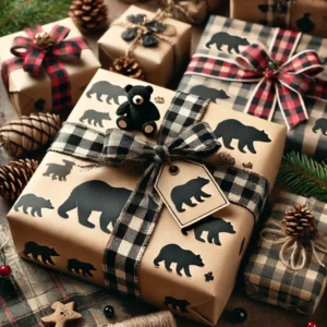 Black Bear Gift Wrapping