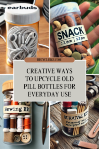 How to Upcycle Old Pill Bottles