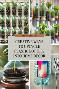 Plastic Bottle Upcycle Ideas