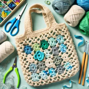 Crochet Plastic Yarn (Plarn) Bag