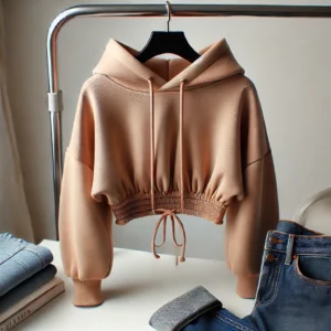 Cropped Hoodie with Edge