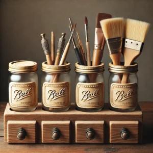 DIY Mason Jar Organizers