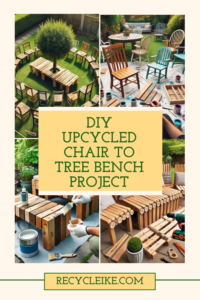 Upcycled Chair Tree Bench Tutorial