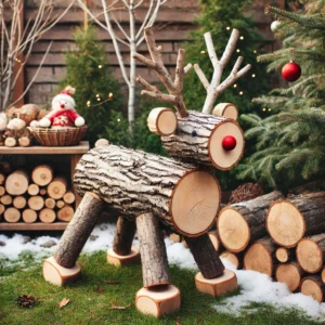 DIY Wooden Reindeer