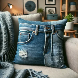 Denim Throw Pillow Covers