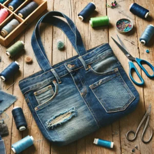 Denim Tote Bag