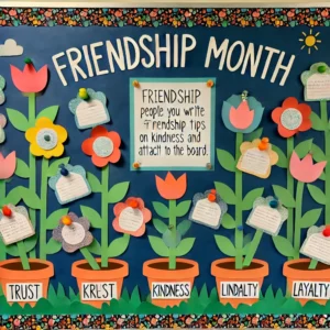 Friendship Month “Friendship Blooms Here”