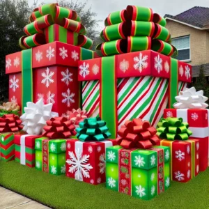 Gift Box Yard Decorations