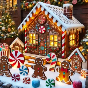 Gingerbread House Props