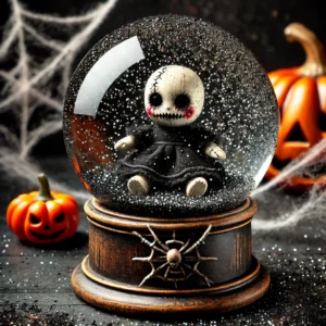 Horror-Themed Snow Globes