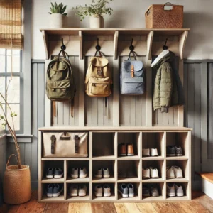 Make it into a Mudroom Organizer