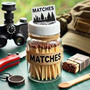 Match Holder for Camping