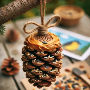 Pinecone Bird Feeder