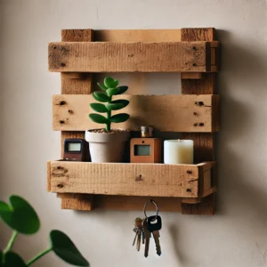 Rustic Mini Shelves for Small Spaces