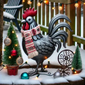 Seasonal Rooster Displays