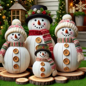 Snowman Family Display