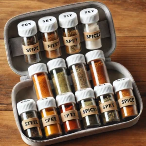 Spice or Herb Storage for Camping