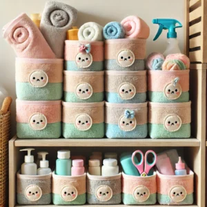 Towel Storage Bins