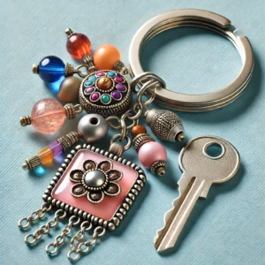 Transform Old Jewelry into Keychains or Bag Charms