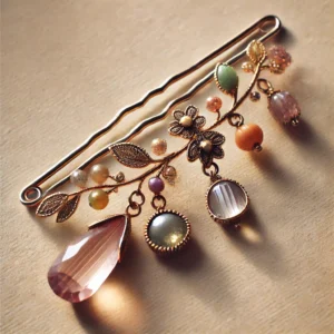 Turn Broken Jewelry into Hair Accessories