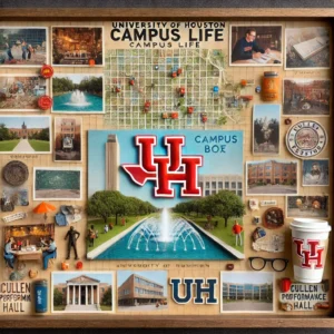 University of Houston Campus Life Shadow Box