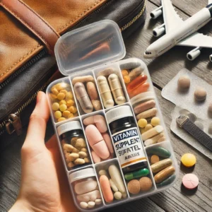 Vitamin or Supplement Travel Container