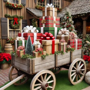 Wagon Filled with Presents