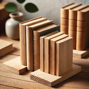 Wood Bookends