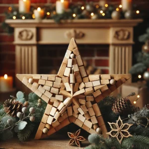 Wooden Christmas Star