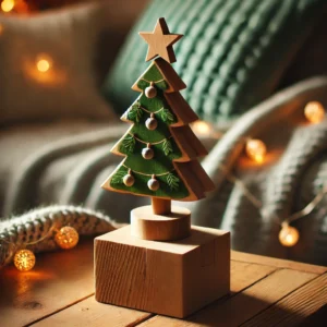 Wooden Christmas Tree Decorations