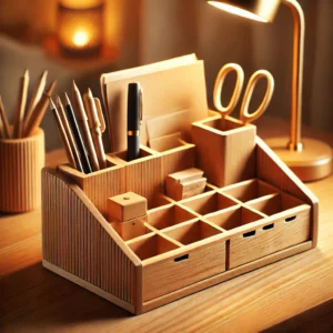 Wooden Desk Organizer