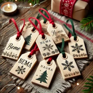 Wooden Gift Tags