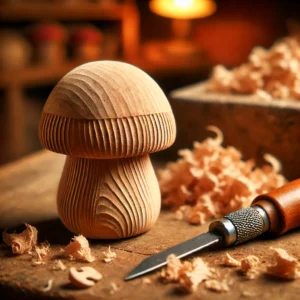 Wooden Mushrooms