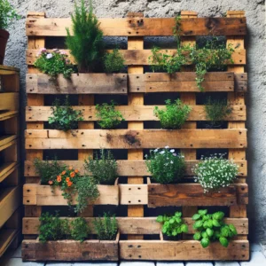 Wooden Pallet Vertical Garden