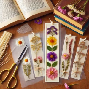 Pressed Flower Bookmarks