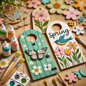 Spring-Themed Door Hangers